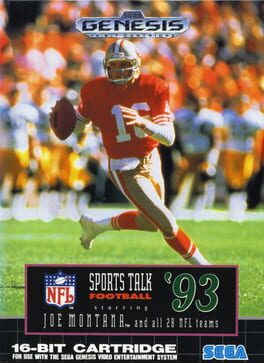 cover NFL Sports Talk Football '93 Starring Joe Montana